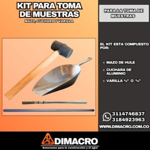Conjunto para toma de muestras