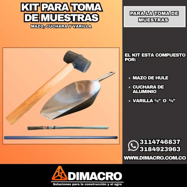 Conjunto para toma de muestras