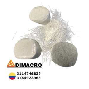 macrofibra para concreto marca dimacro 1kg