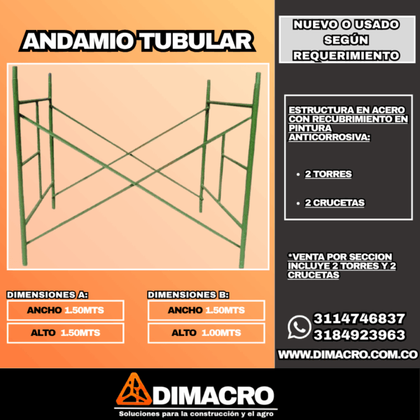andamio tubular dimacro