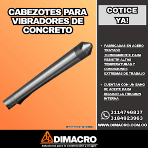 cabezote vibrador para concreto