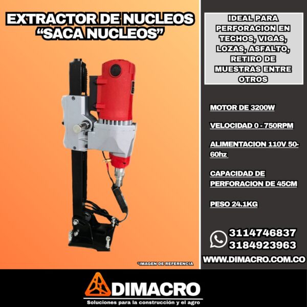 Extractor de núcleos o sacanúcleos
