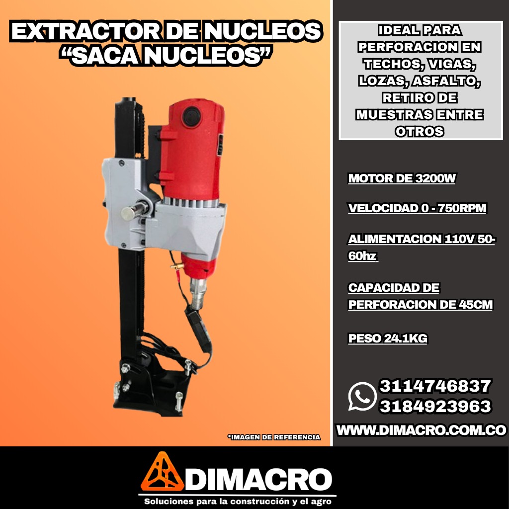 Extractor de núcleos o sacanúcleos