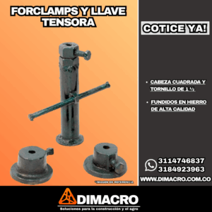 forclamps y llave tensora