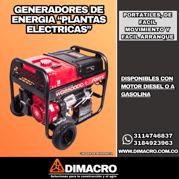 generador de energía planta eléctrica