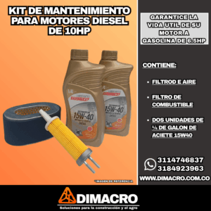 kit mantenimiento motor diesel 10hp