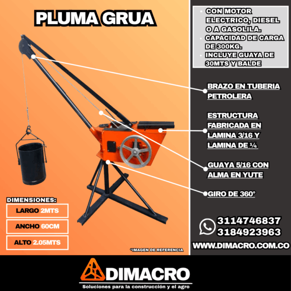 pluma grua