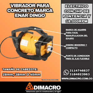 Vibradores para Concreto marca Enar Dingo